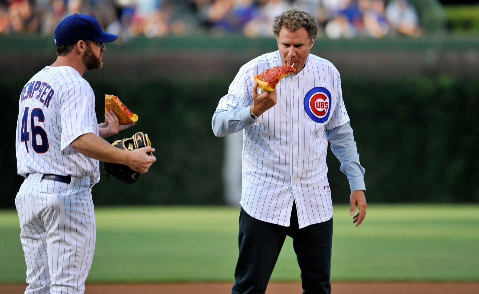Will Ferrell and Ryan Dempster