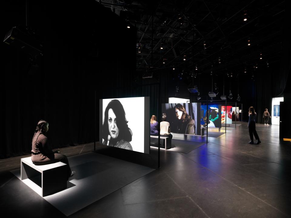 Lynne Hershman Leeson, The Electronic Diaries (1984-2019), 2019. Installation view: Manual Override, The Shed, New York.