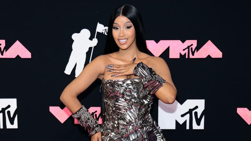 cardi b attends the 2023 mtv video music awards at the prudential center on september 12, 2023 in newark, new jersey