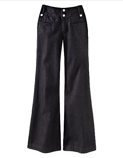 Spiegel Wide-Leg Stretch Denim Jeans, $69