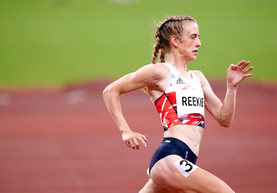 Reekie reached the 800m final with ease (Mike Egerton/PA) (PA Wire)