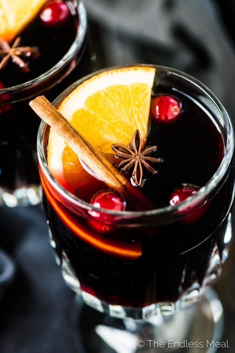 Brandy Mulled Wine