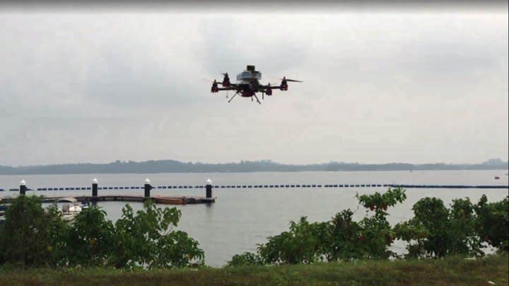 SingPost alpha drone delivery trial