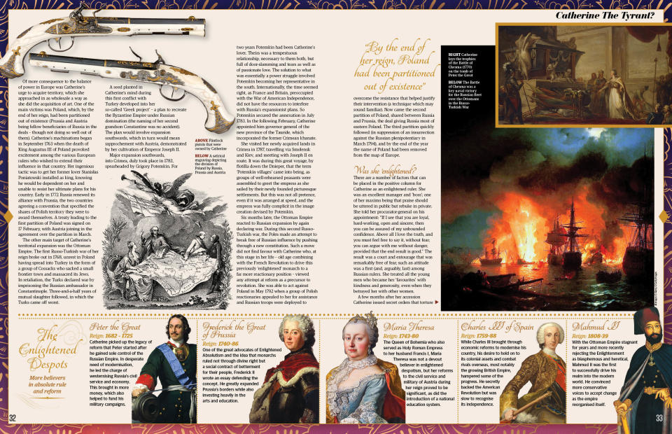 Catherine the Tyrant feature spread 2, All About History 127