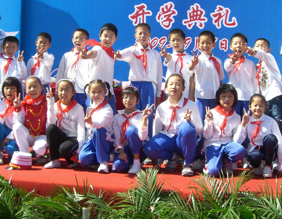 何啟聖指出，中國少年先鋒隊才有配戴紅領巾。（圖／WIKI共享資源， My own photo攝）