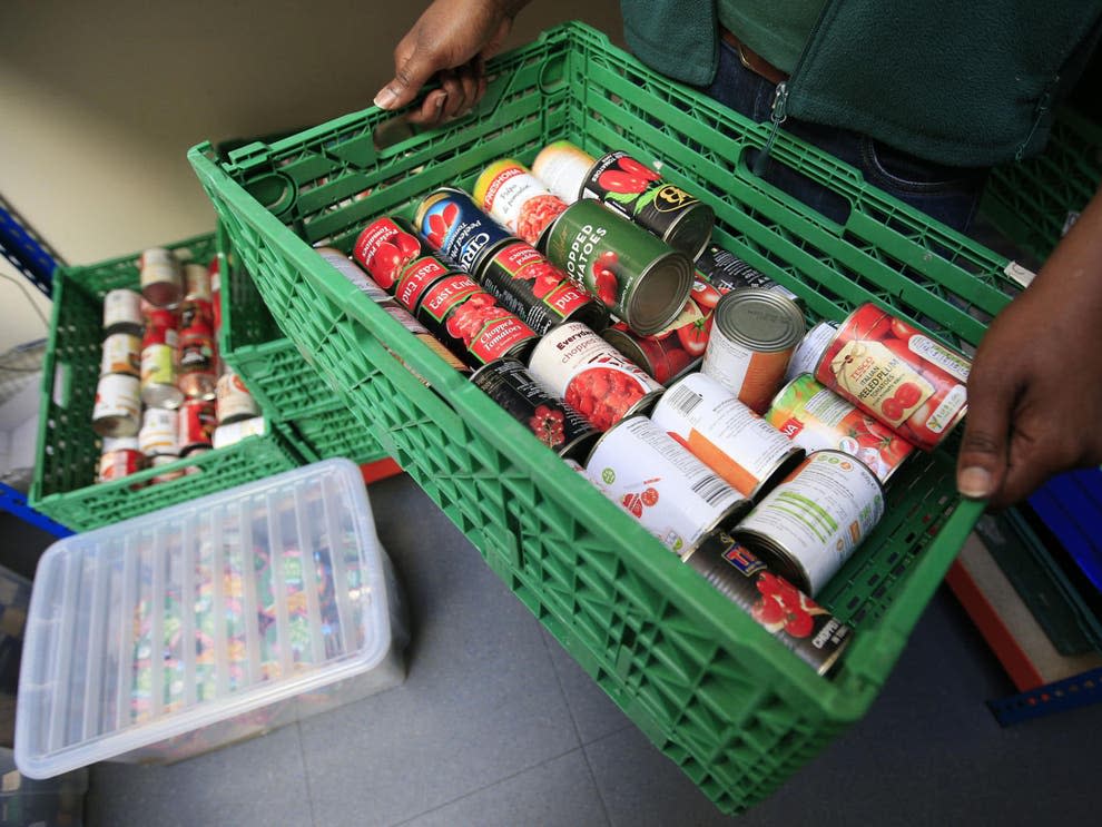 <p>In mid-2020, 47 per cent of people using  food banks were indebted to the  DWP, making it the most common creditor to this cohort</p> (PA)