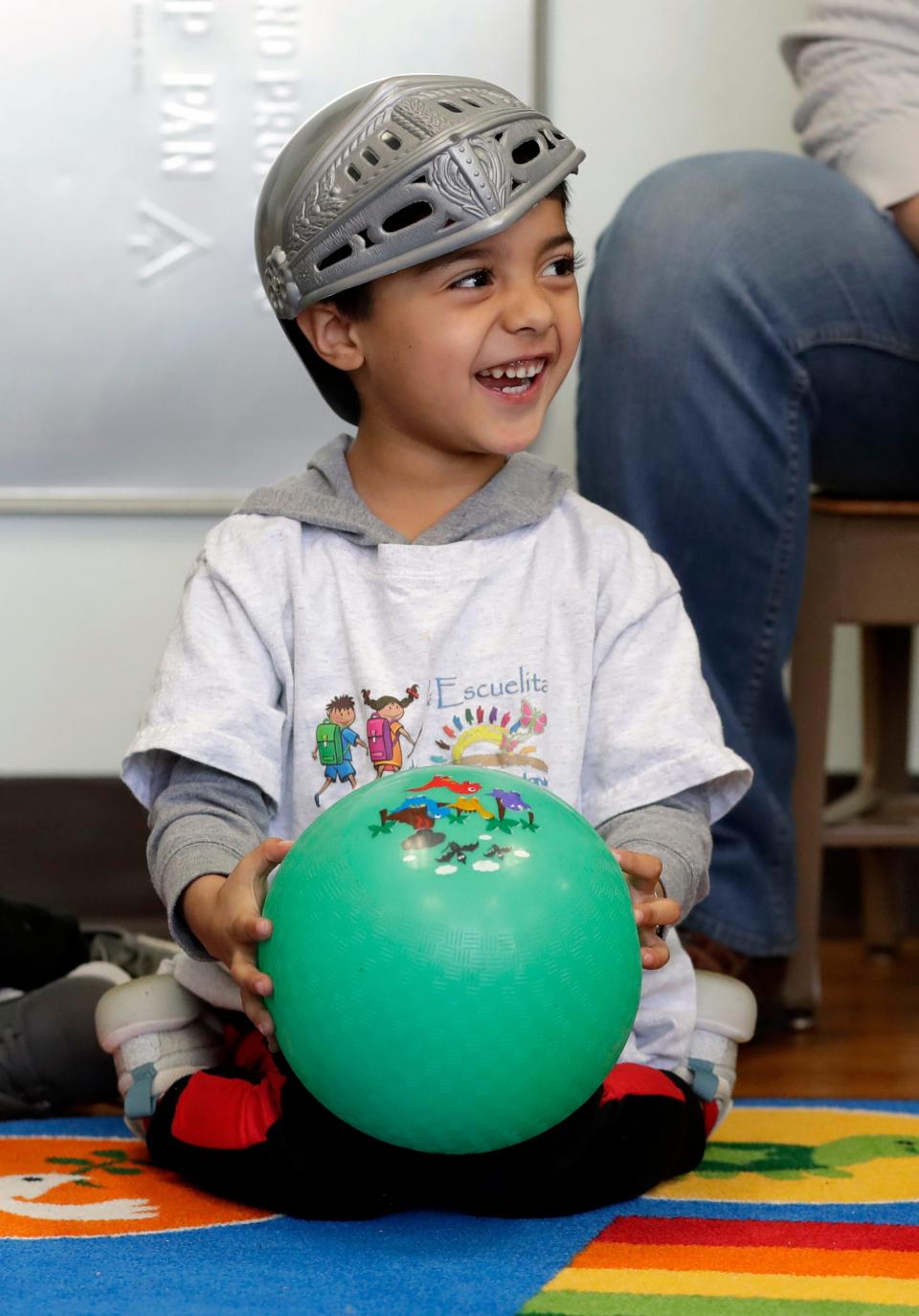 Israel Sánchez participates in La Escuelita on Feb. 1, in Green Bay. La Escuelita is a Casa ALBA Melanie bilingual early childhood program that helps prepare children for kindergarten.