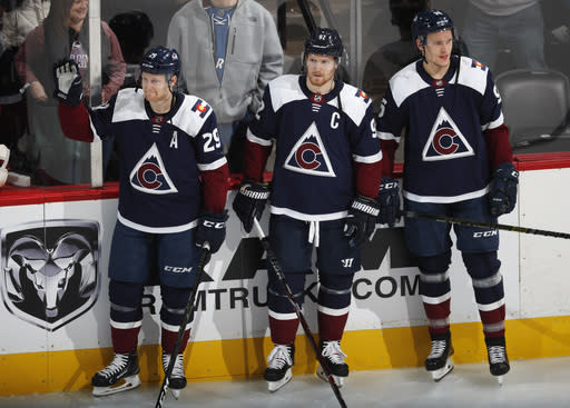 The Avs power play is on fire, but could the team be relying too much on its stars? (AP Photo/David Zalubowski)