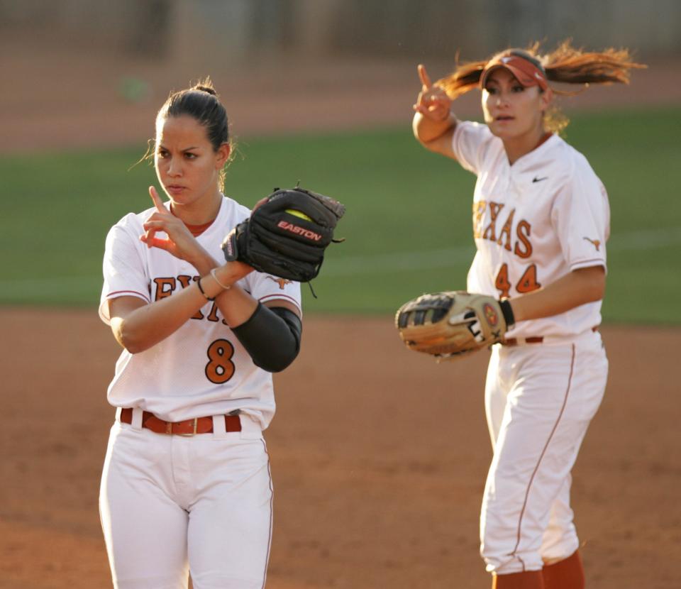 Texas pitcher Cat Osterman and shortstop Desiree Williams were key parts to the 2006 Texas softball team, which earned the No. 1 spot in the National Fastpitch Coaches Association's Top 25 poll that April. It's the last time Texas softball has been the NFCA's No. 1 team.