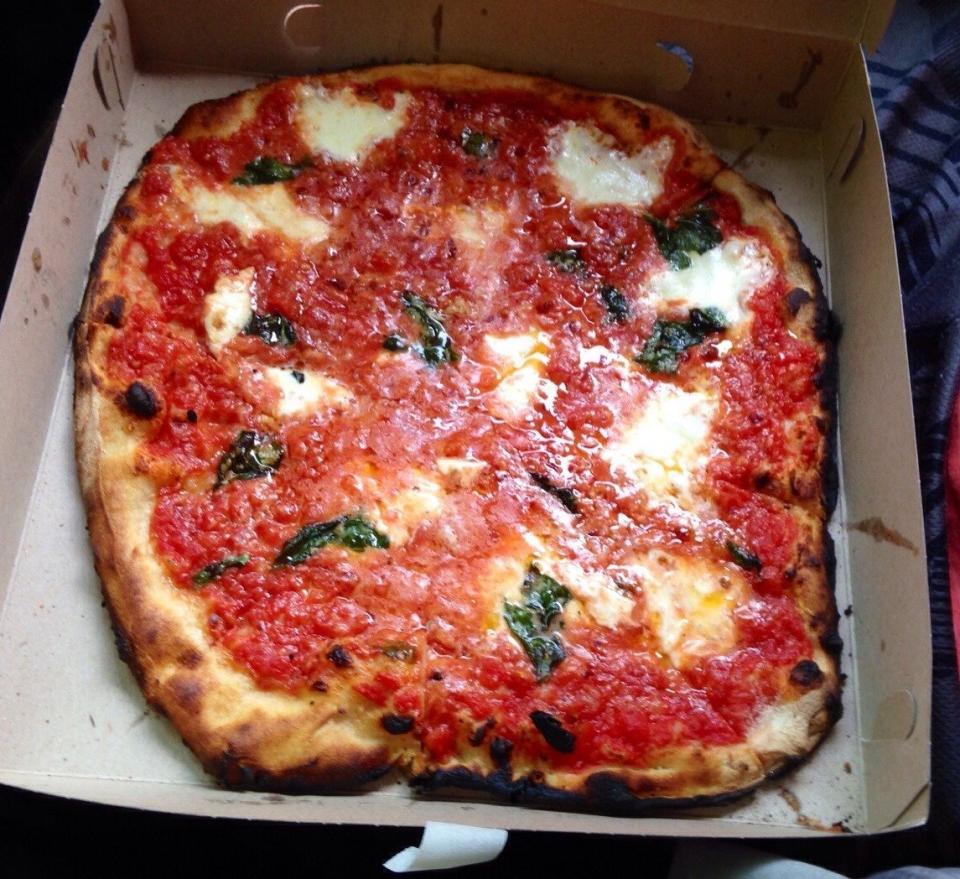 <p>Try: <a href="http://pepespizzeria.com/">Frank Pepe Pizzeria Napoletana</a>, which is routinely hailed as home to one of the <a href="http://www.thrillist.com/eat/nation/the-33-best-pizza-shops-in-the-country-frank-pepe-bianco-mozza-and-more">best pizzas in the country</a>.&nbsp;</p>