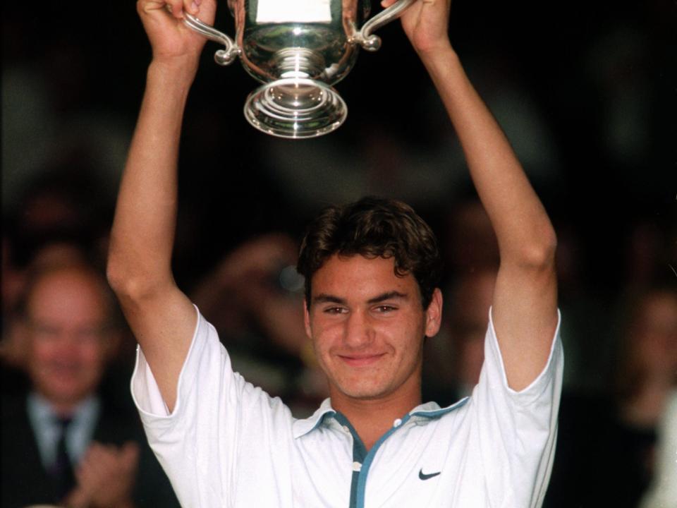 Roger Federer, age 16