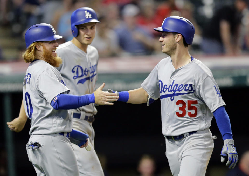 The Dodgers have drafted well and developed superstars from other organizations. (AP Photo/Tony Dejak)