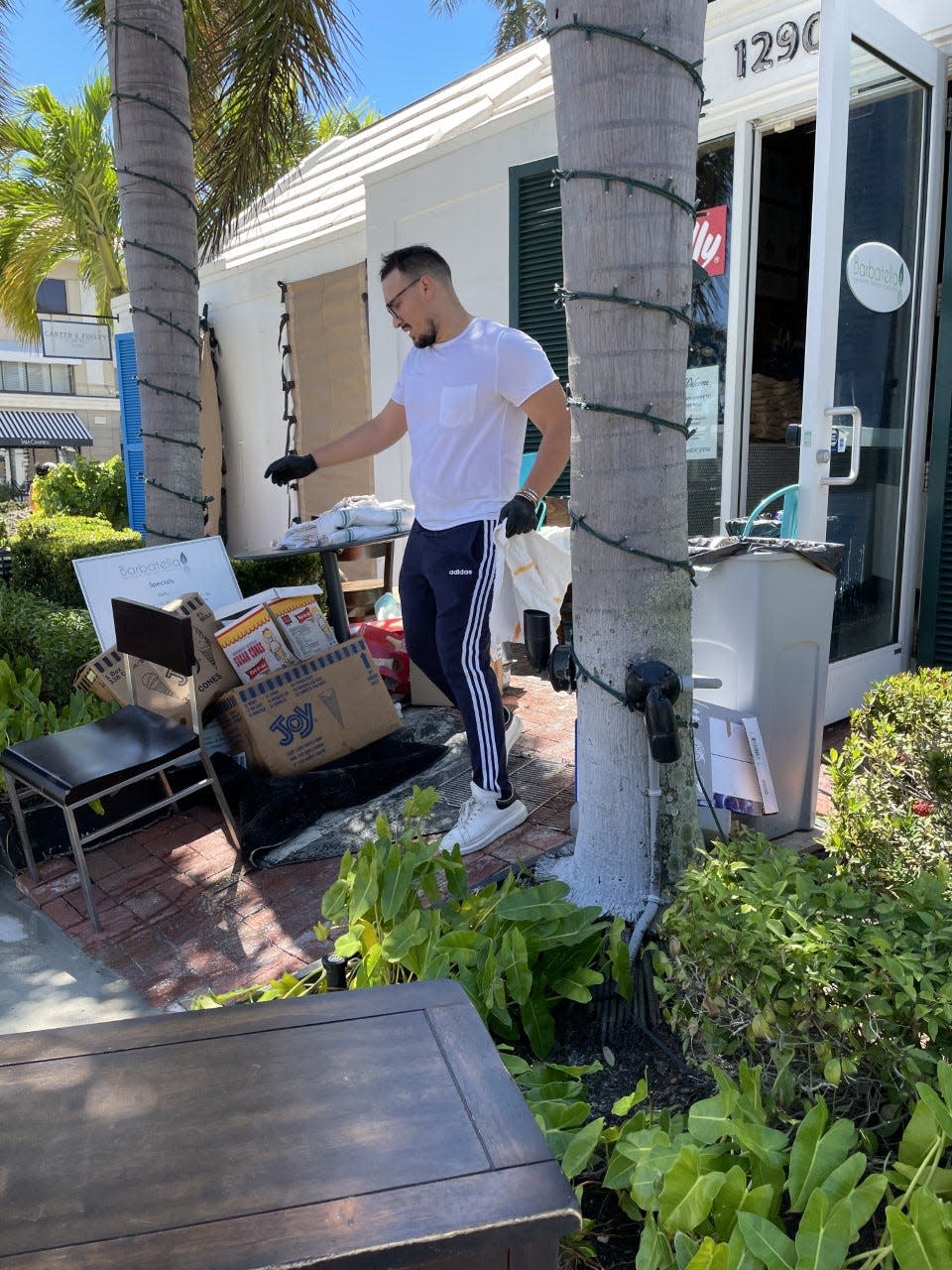 Businesses are picking up the pieces on Third Street South in downtown Naples.