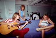 <p>Def Leppard, chillin', in 1983.</p>