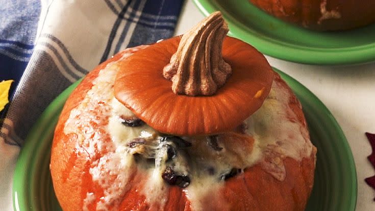 stuffing stuffed pumpkin