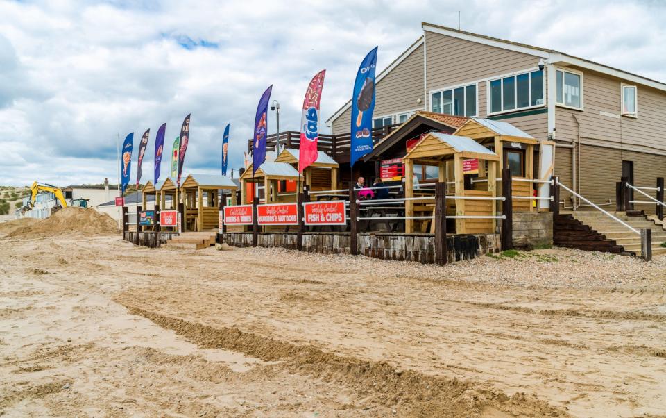 Marina Cafe on Camber Sands beach