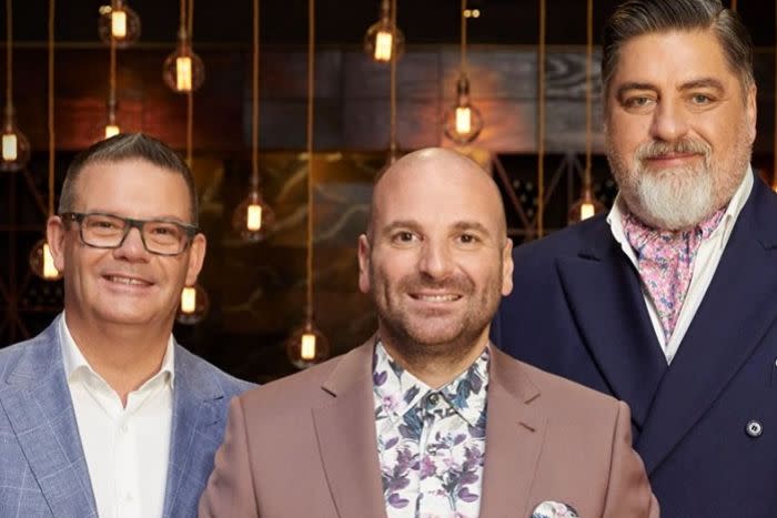 Former MasterChef judges Gary Mehigan, George Calombaris and Matt Preston 