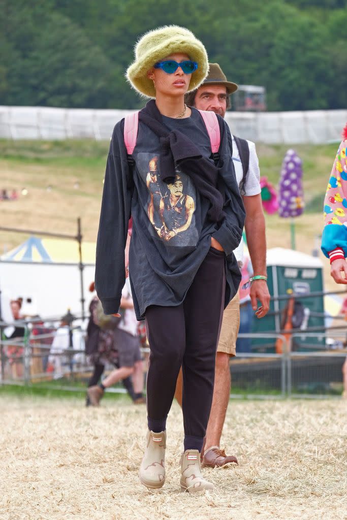 Adwoa Aboah at Glastonbury, 2017