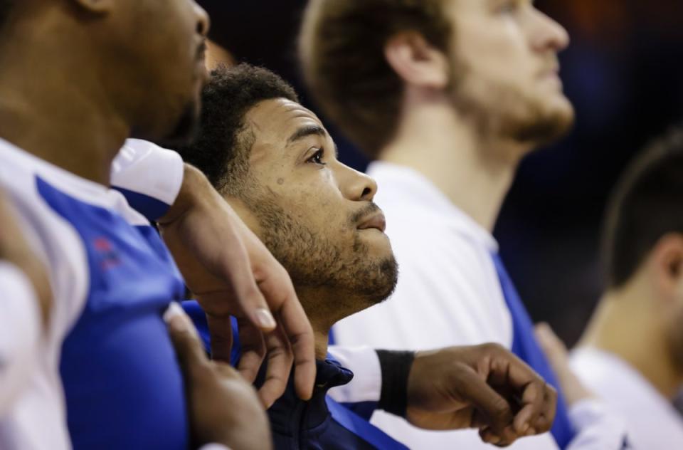 Creighton’s Maurice Watson Jr. is out for the season with an ACL injury. (AP Photo/Nati Harnik)