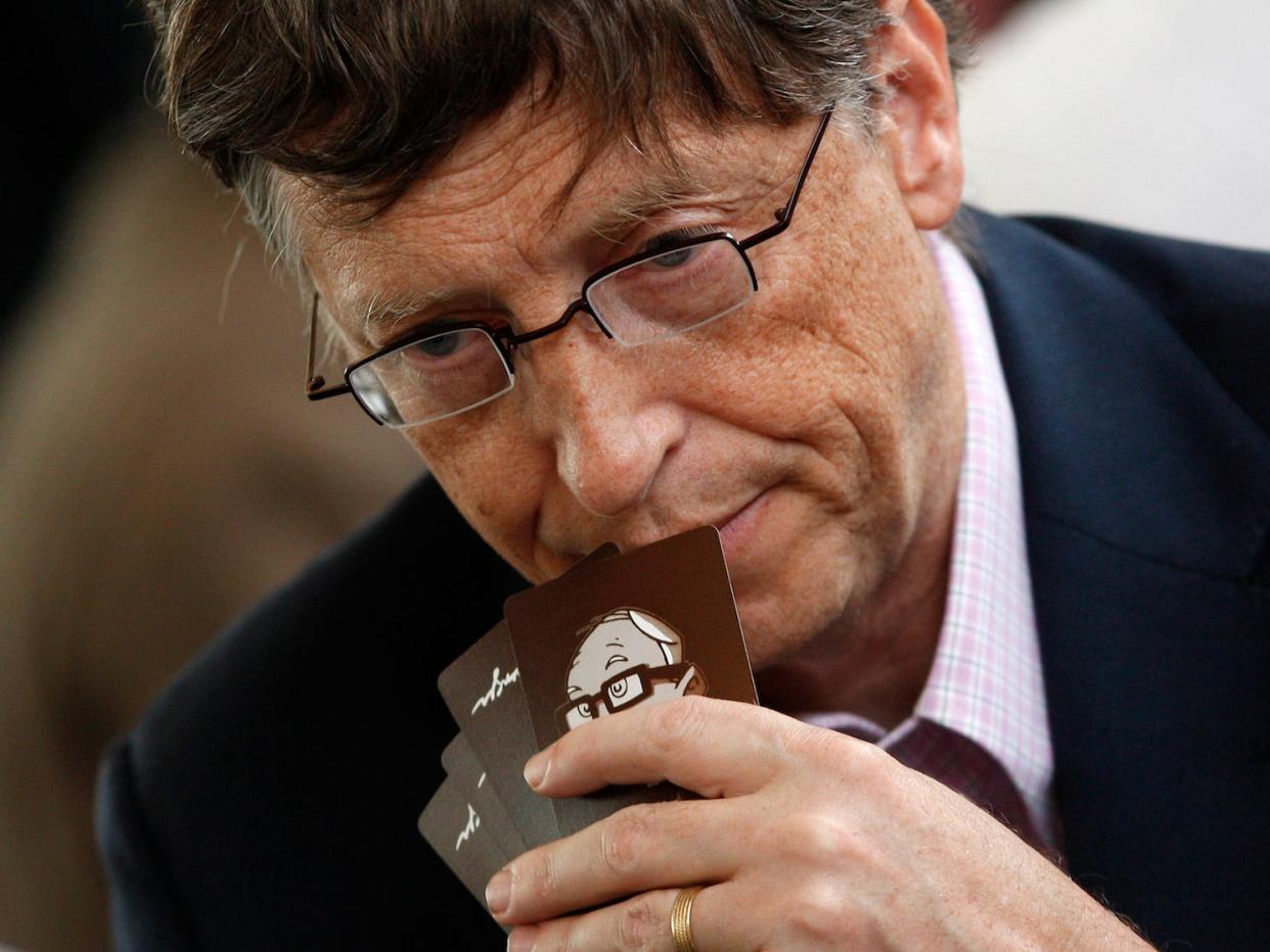 Bill Gates playing bridge