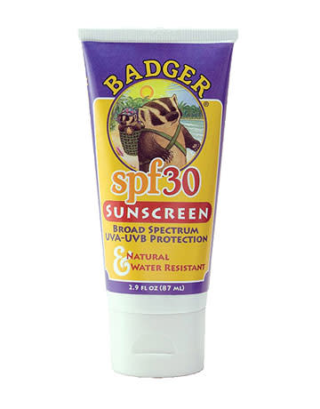 Badger Sunscreen Bottle