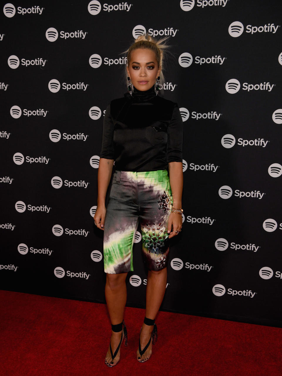 Rita Ora attends the Spotify Supper during CES 2019 at Hakkasan Las Vegas restaurant and nightclub at MGM Grand Hotel &amp; Casino on Jan. 8, 2019. (Photo: Denise Truscello via Getty Images)