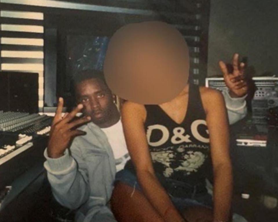 A Jane Doe with Combs at his Daddy’s House studio on the night she alleges that Combs and two other men gang raped her when she was 17 in 2003.