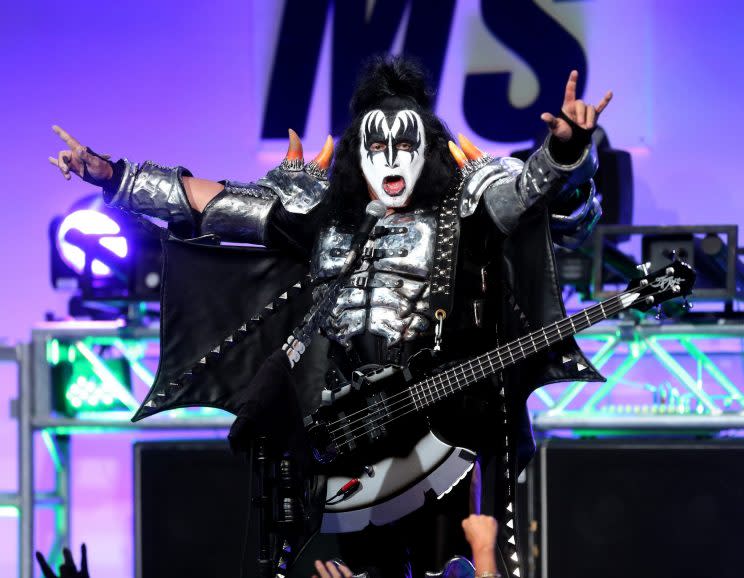 Gene Simmons at the 23rd Annual Race To Erase MS Gala