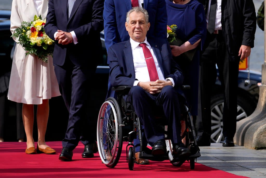 Czech Republic Zeman Health (Copyright 2021 The Associated Press. All rights reserved)