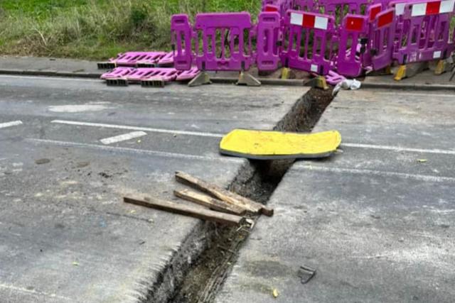 A143 closed as urgent roadworks carried out