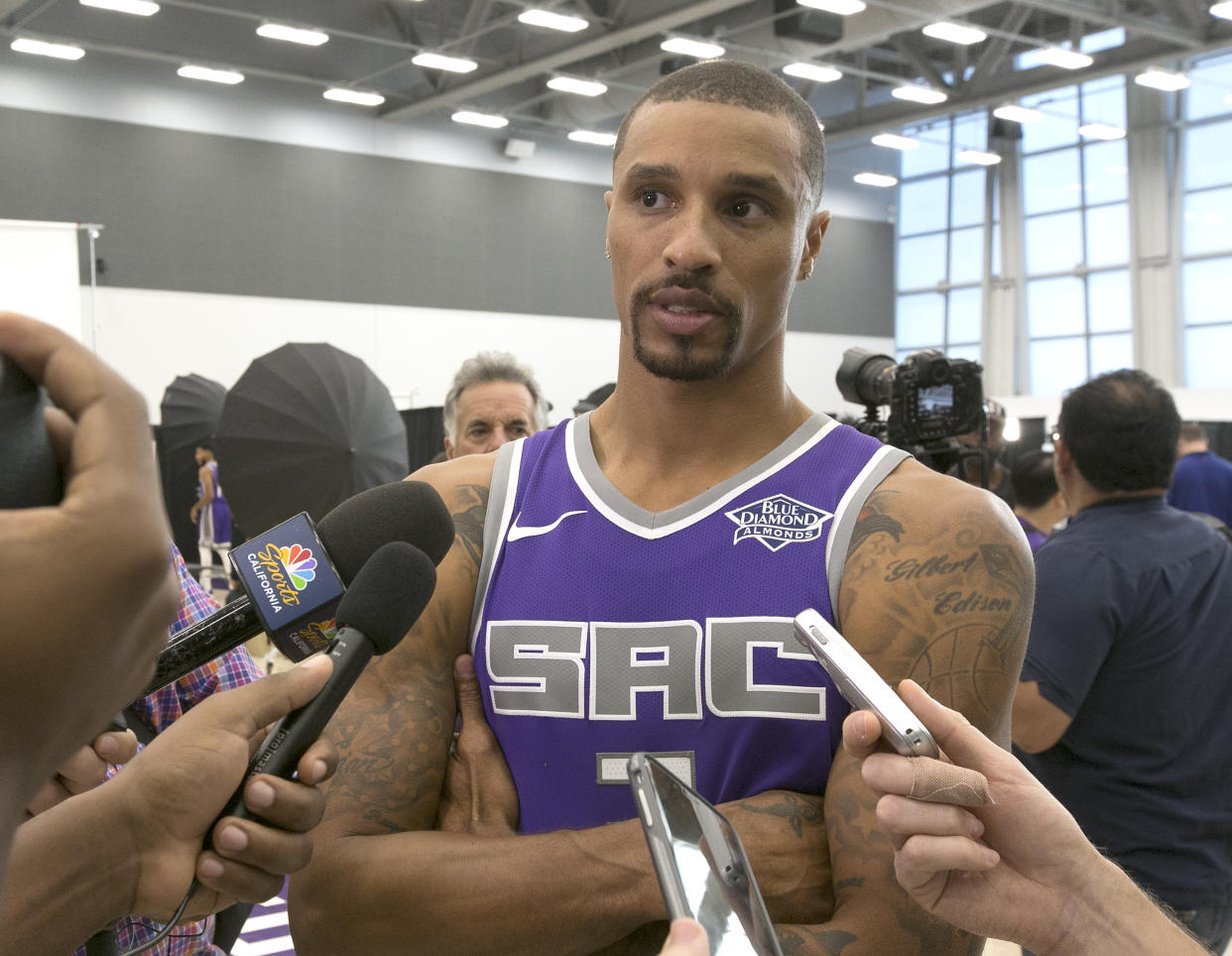 George Hill has been linked to the Cavaliers for two weeks. (AP)