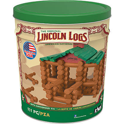 You can't go wrong with a holiday classic. <i>($44.99, <a href="http://www.kmart.com/lincoln-logs-100th-anniversary-tin/p-004V009008761000P?prdNo=1&amp;blockNo=1&amp;blockType=G1">Kmart</a>)</i>
