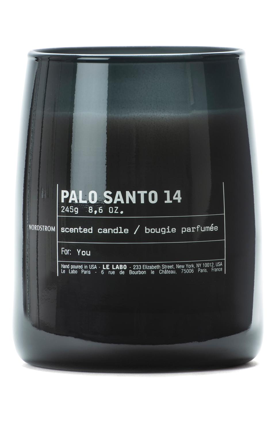 Palo Santo 14 Grey Candle