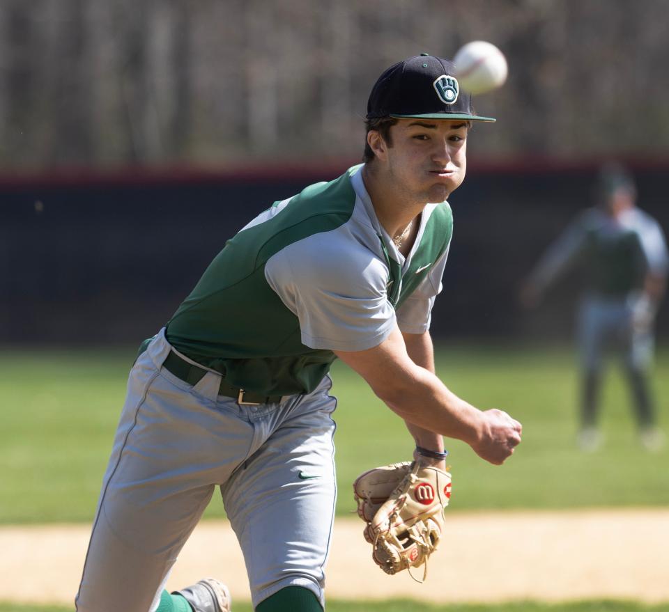 Brick Memorial's Nick Garbooshian has had an outstanding season both on the mound and at the plate.