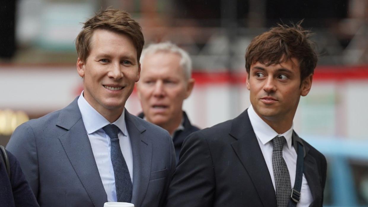 Dustin Lance Black and Tom Daley