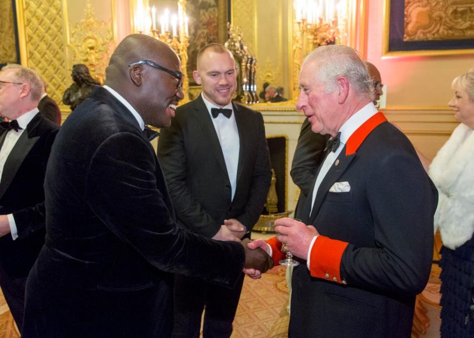The Prince of Wales hosts a Prince’s Trust reception and dinner in Windsor Castle (Ian Jones/PA)
