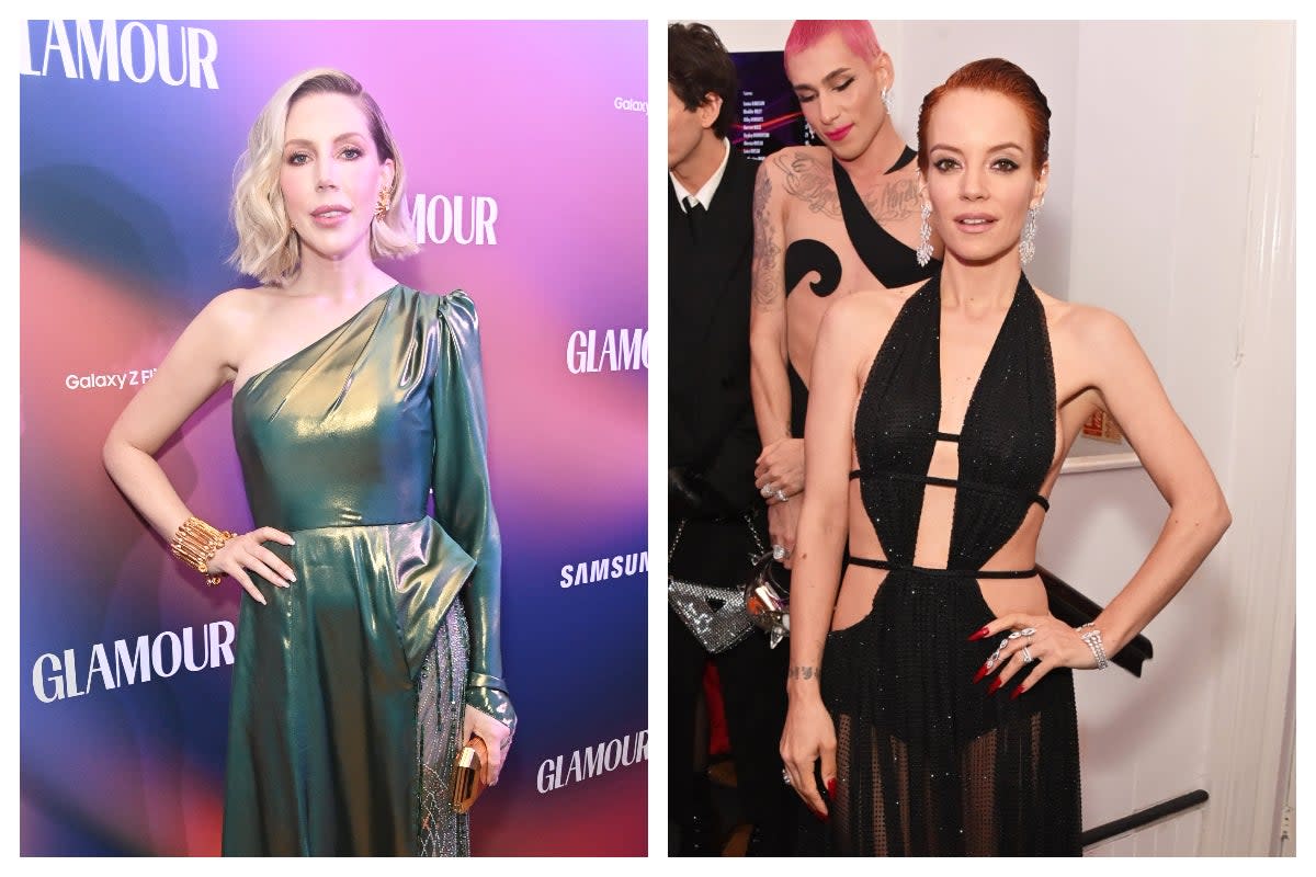 Katherine Ryan and Lily Allen at the 2023 Glamour Awards (Dave Benett)