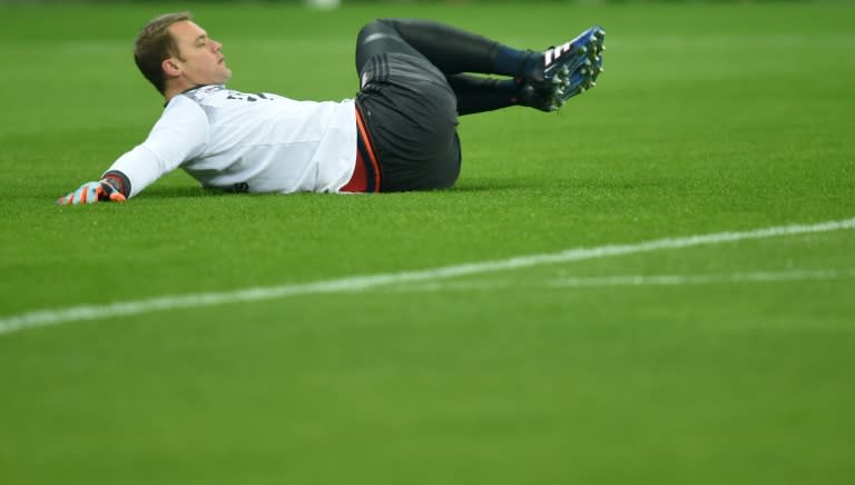 Germany captain and Bayern Munich goalkeeper Manuel Neuer is out of the match with Azerbaijan with a calf injury