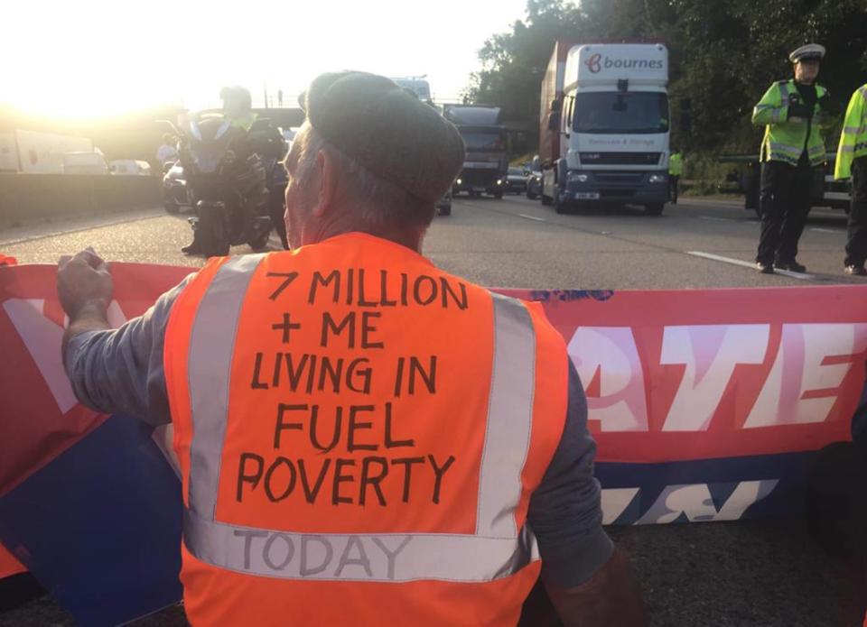 Climate activists who have caused chaos on the M25 were on Wednesday (PA Media)