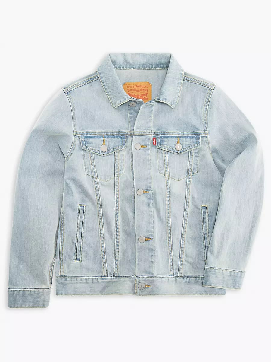 Big Boys Stretch Denim Trucker Jacket