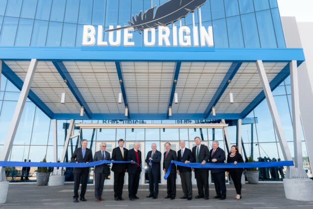 Blue Origin ribbon-cutting in Huntsville