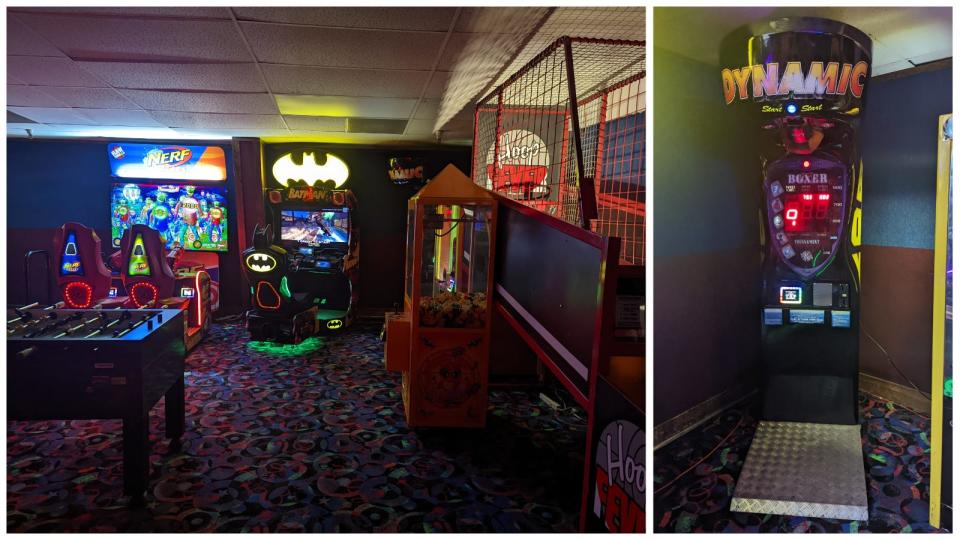 Arcade at Skate Rock City.