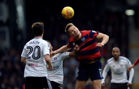 Soccer Football - Championship - Fulham vs Queens Park Rangers - Craven Cottage, London, Britain - March 17, 2018 Queens Park Rangers' Matt Smith in action Action Images/Adam Holt