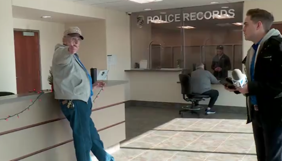 Kenneth Crawford at Moore Police Dept. {KFOR}