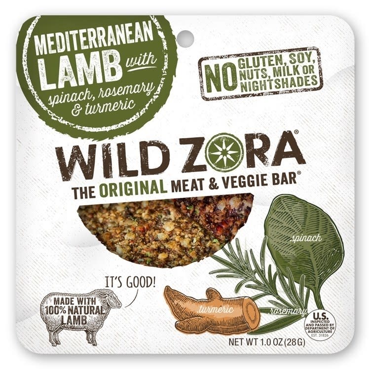 Wild Zora Mediterranean Lamb Bars, $36 for 10 bars