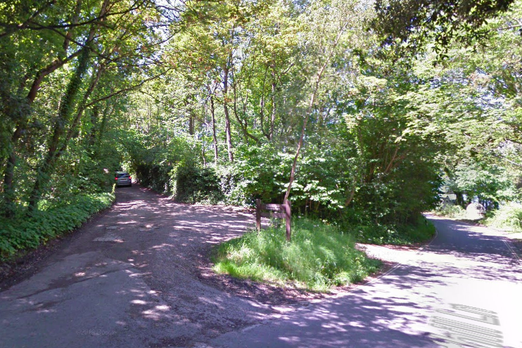The incident took place in a wooded area of Fort Victoria Country Park, Yarmouth, on the Isle of Wight: Google