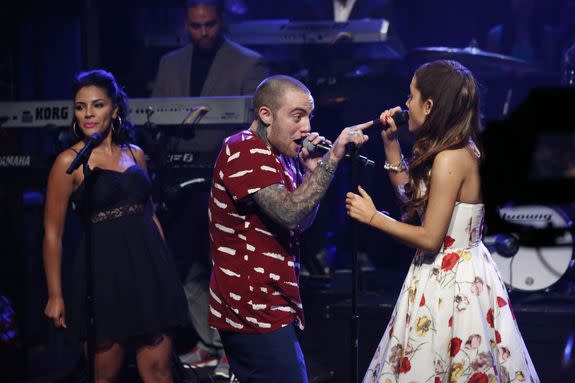Ariana Grande featuring Mac Miller performs on June 14, 2013.