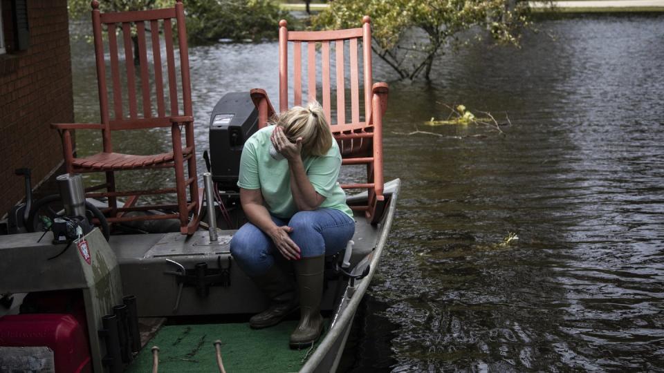 Die Menschen in der Region kämpfen mit weiter ansteigenden Wasserständen. Foto: Travis Long/The News & Observer