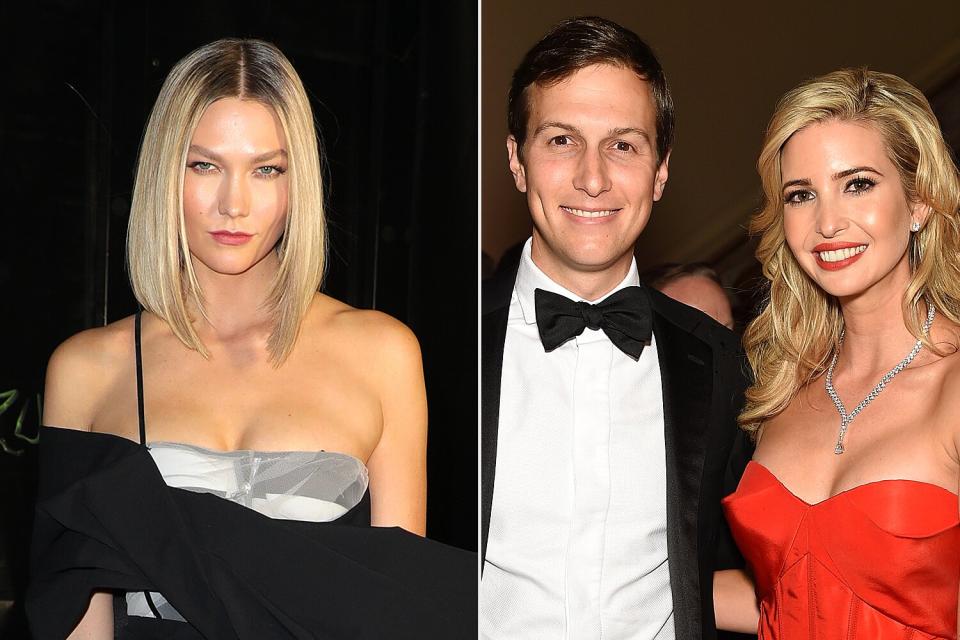 Karlie Kloss; Jared Kushner; Ivanka Trump