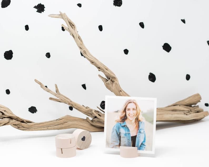 Wooden Photo Print Stand